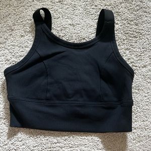 Black Aerie sports bra/tank top, great condition, size medium
